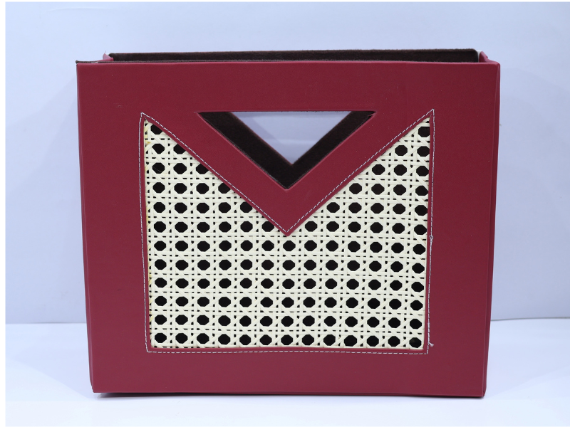 RATTAN TRUNKS (Natural cane)- Pink