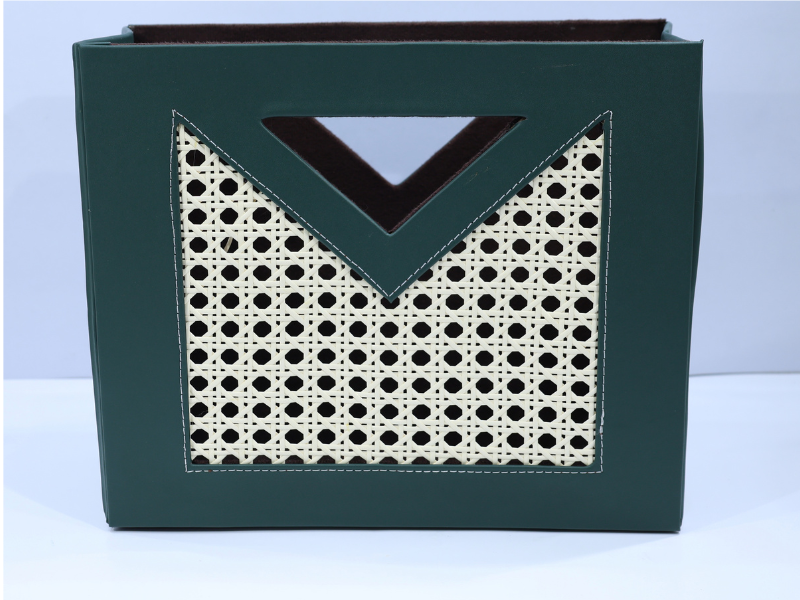 Rattan Collapsible V Shape Basket
