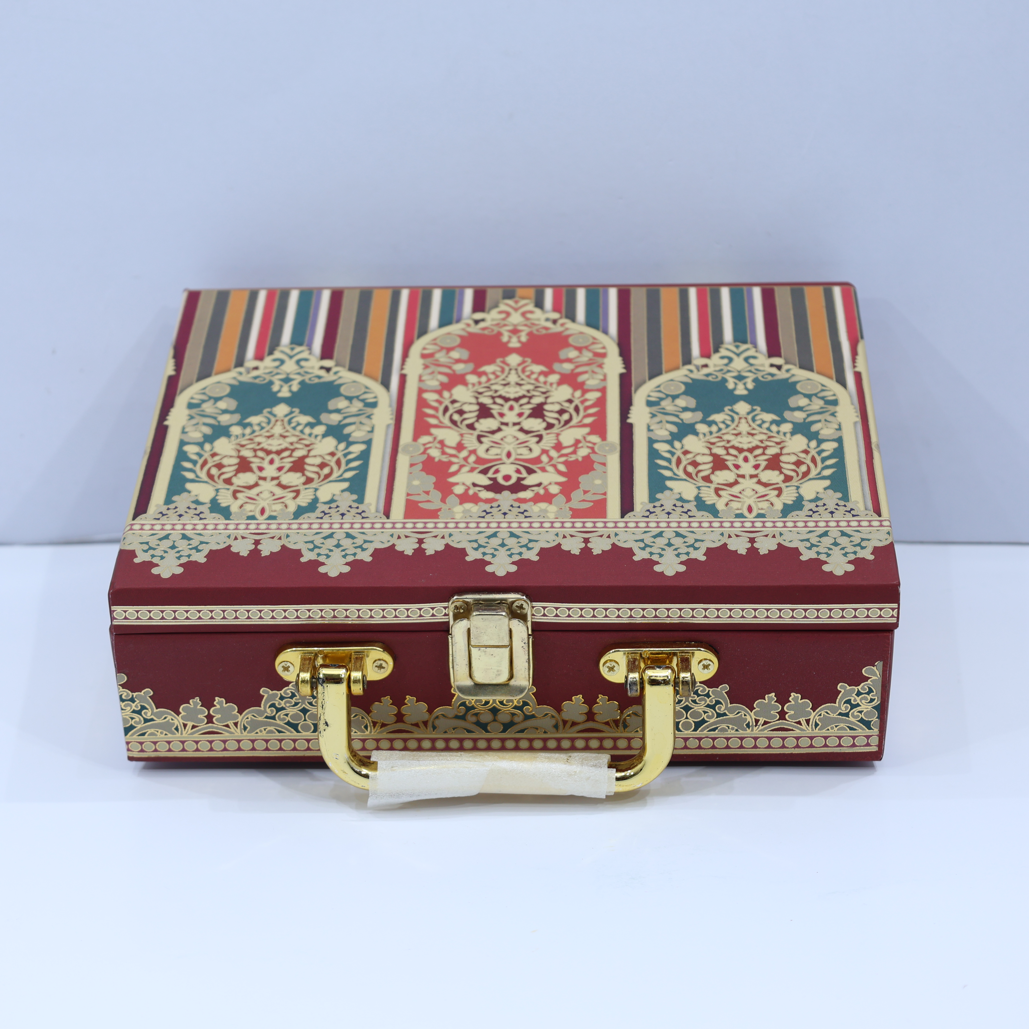 SHAHI FLORAL MDF BOX WITH 2 JAR SCODIX FOILED