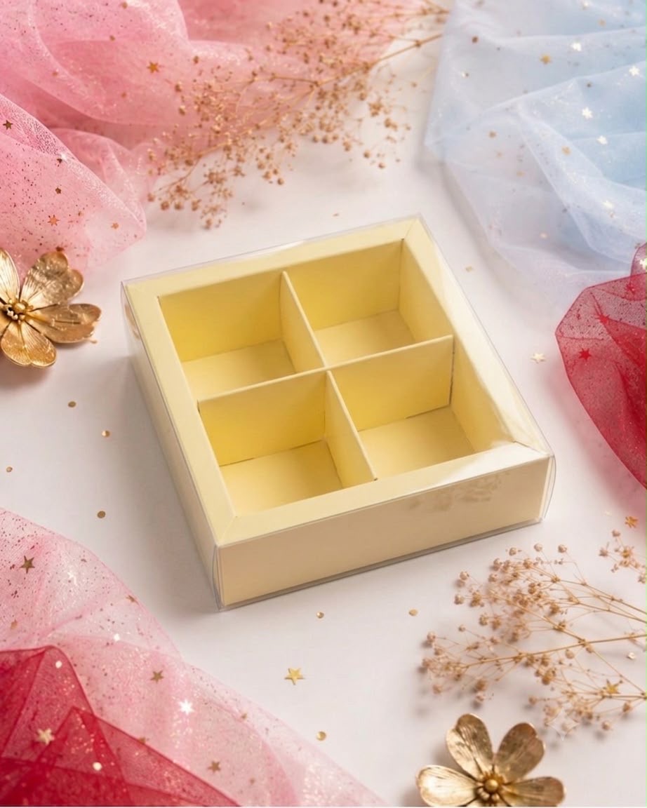 PVC TOP BOTTOM BOXES 4k-Yellow