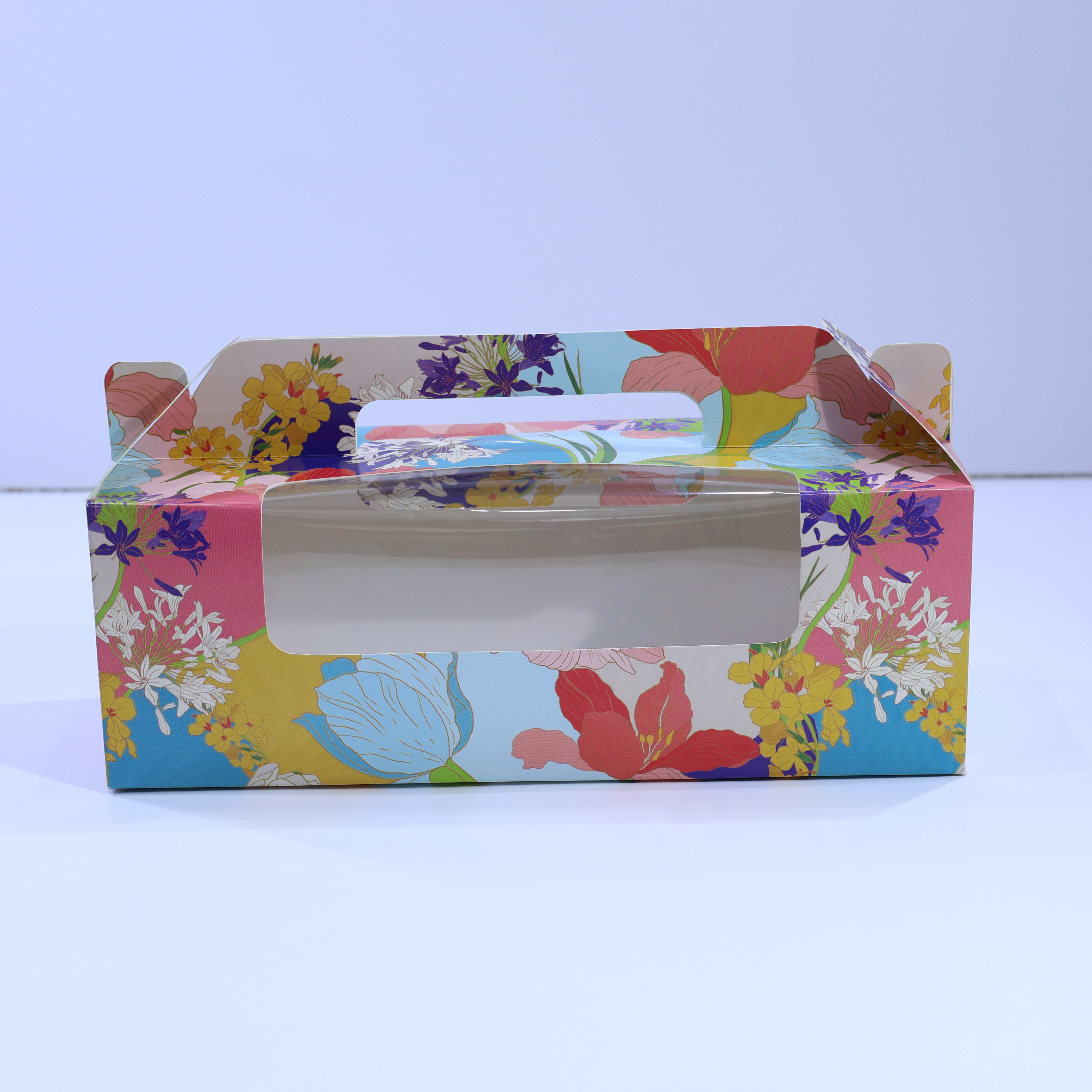 PICHWAI PRINT GOLD FOILED 3 JAR / LADOO BOXES  Floral- Size:3.5x10x3.5