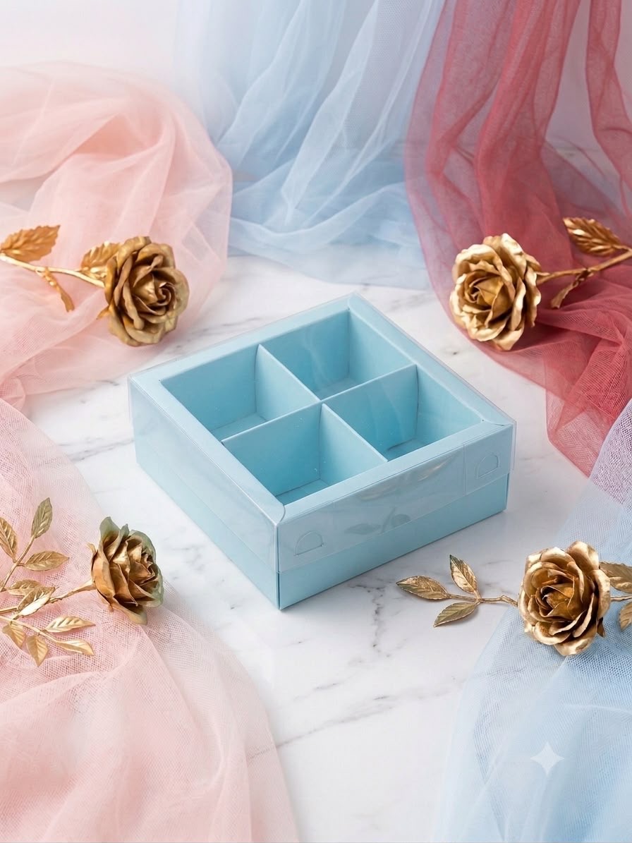PVC TOP BOTTOM BOXES 4k-Blue