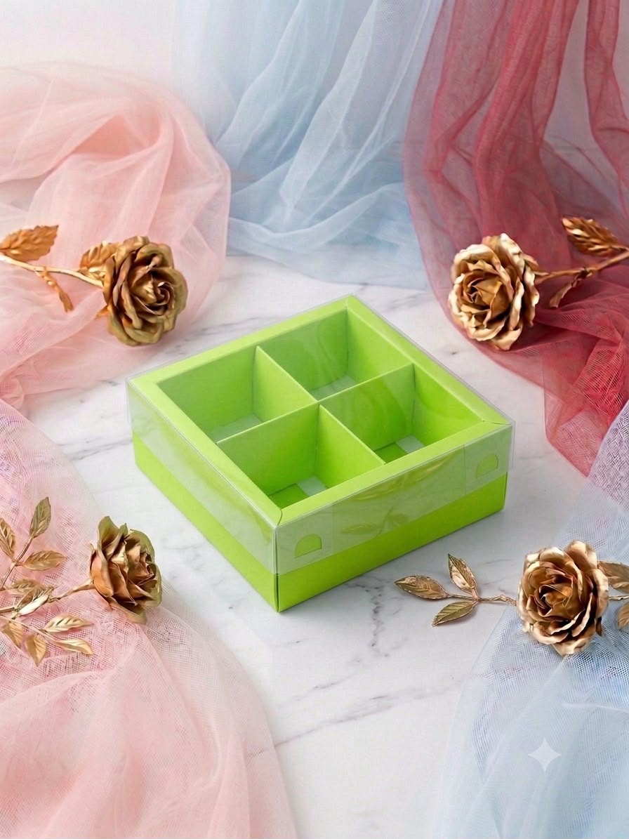 PVC TOP BOTTOM BOXES - Green