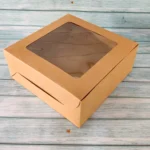 Cake Box For 1 Kg Kraft - 10x10x4 Inches