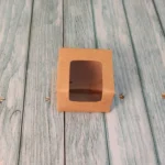 Brownie Box For 1- Kraft - 3x3x2 Inches