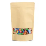 Zip Lock Pouch For 1 KG - Kraft - 18x26 CM