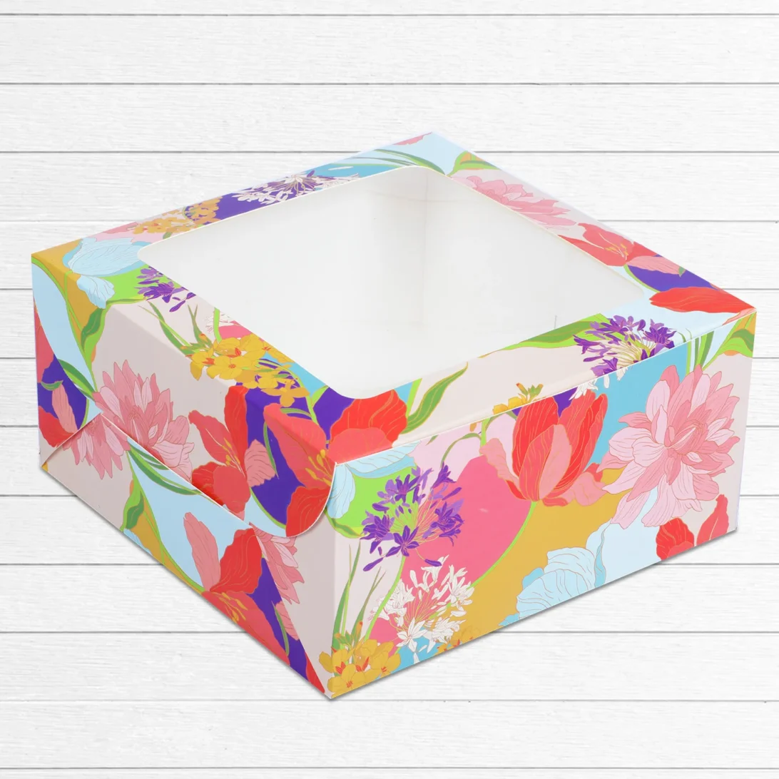 Cake Box For 1 Kg - 8x8x4 Inches