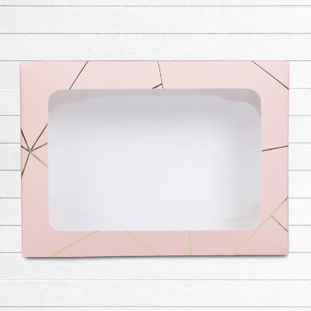 Chocolate Box For 12 - Pastel - 5.5 X 7.5 X 1.5 Inches - 380 Gsm.