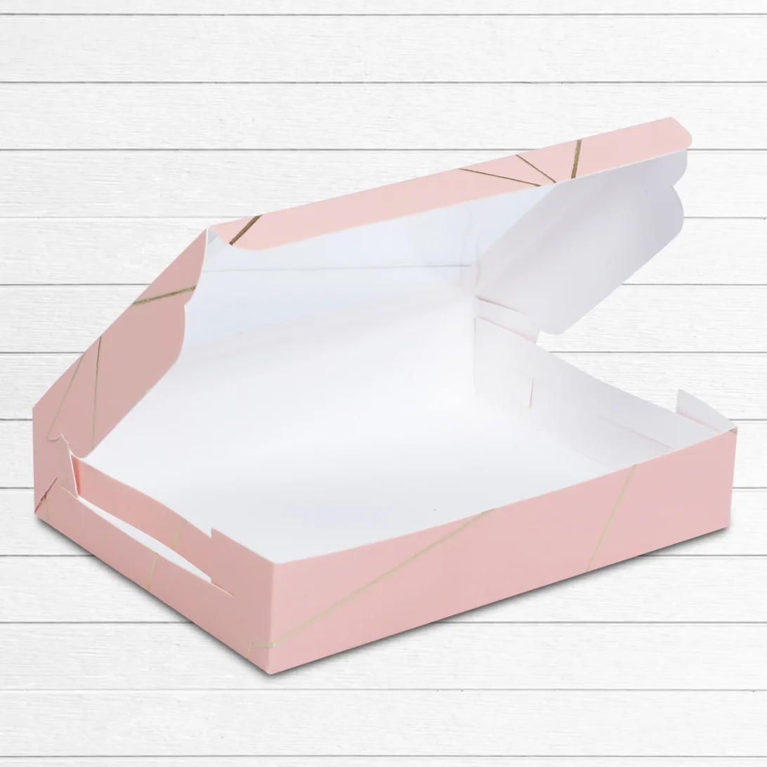 Chocolate Box For 12 - Pastel - 5.5 X 7.5 X 1.5 Inches - 380 Gsm.