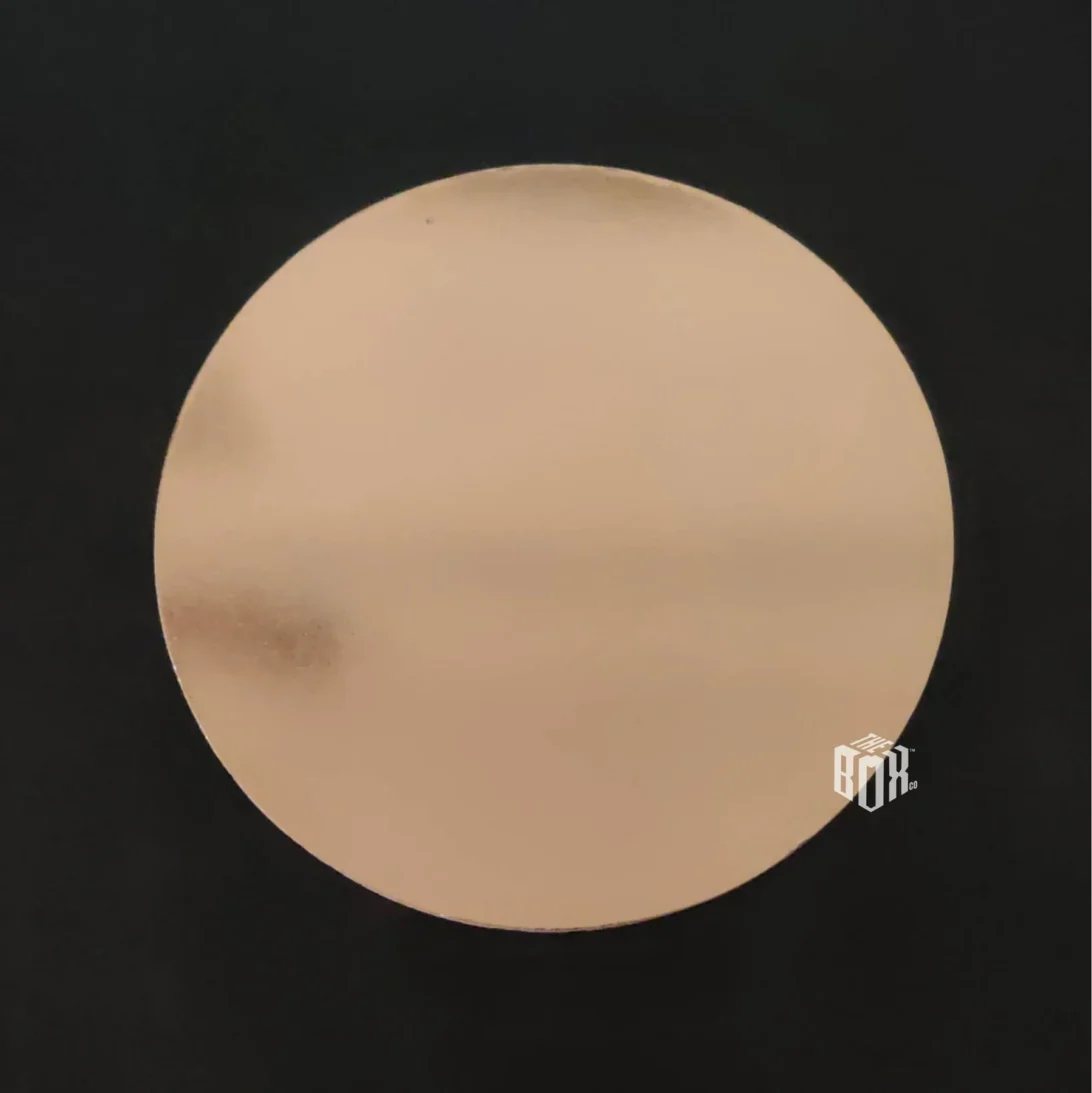 Cake Base - Stiff Board - Gold - Round - 10 Inches
