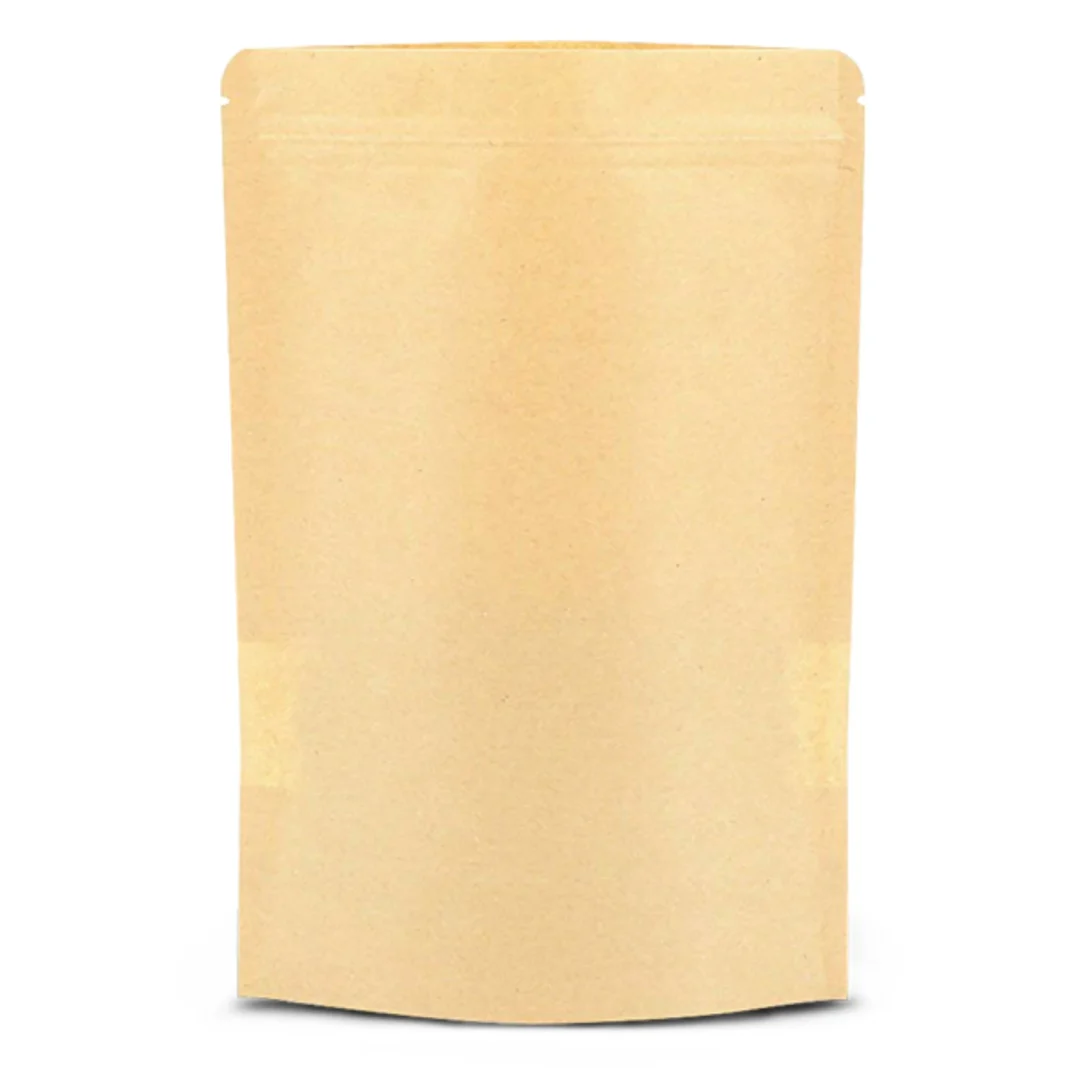 Zip Lock Pouch For 2 KG - Kraft - 30x40 CM