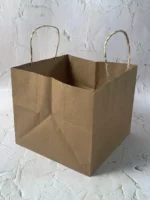 Cake Bag For 1kg - 11x11x10 - Kraft - 180 GSM