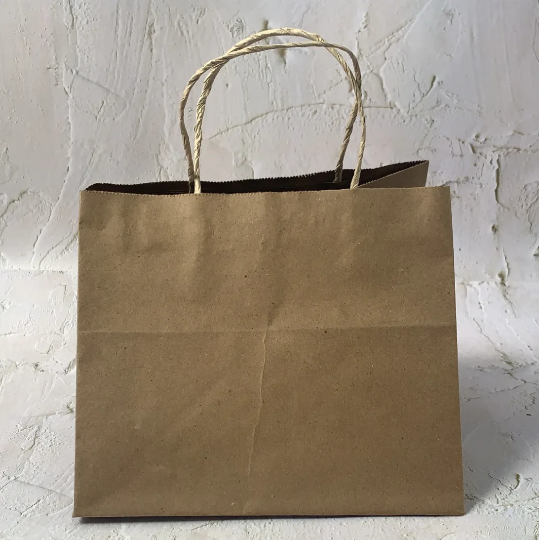 Cake Bag For 1kg - 11x11x10 - Kraft - 180 GSM