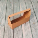 Macaron Box For 6 - Kraft - 6x2x2 Inches