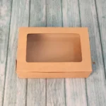 Brownie Box For 6 - Kraft- 8.5x6x2 Inches