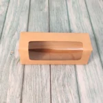 Macaron Box For 6 - Kraft - 6x2x2 Inches