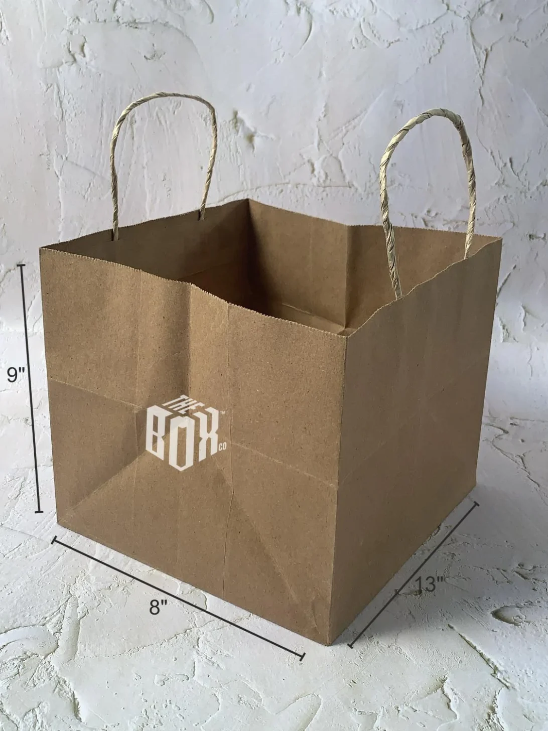 Takeaway Bag For 1kg - 9x13x8 - Kraft - 180 GSM