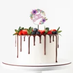 Cake Topper - Coloured Acrylic - Happy Birthday