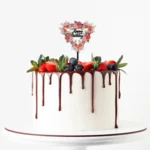 Cake Topper - Coloured Acrylic - Happy Birthday