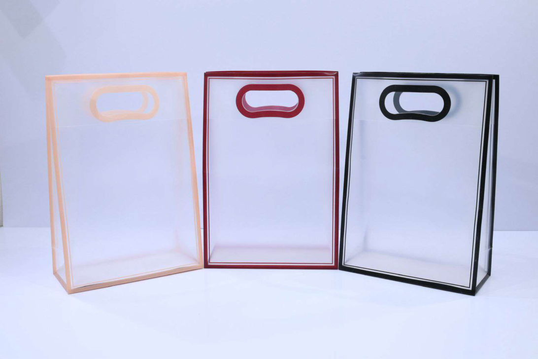 Premium transparent PVC carry bags