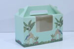 Premium Handle Jar Box with Window: 3 x 6 x 3.75 inch