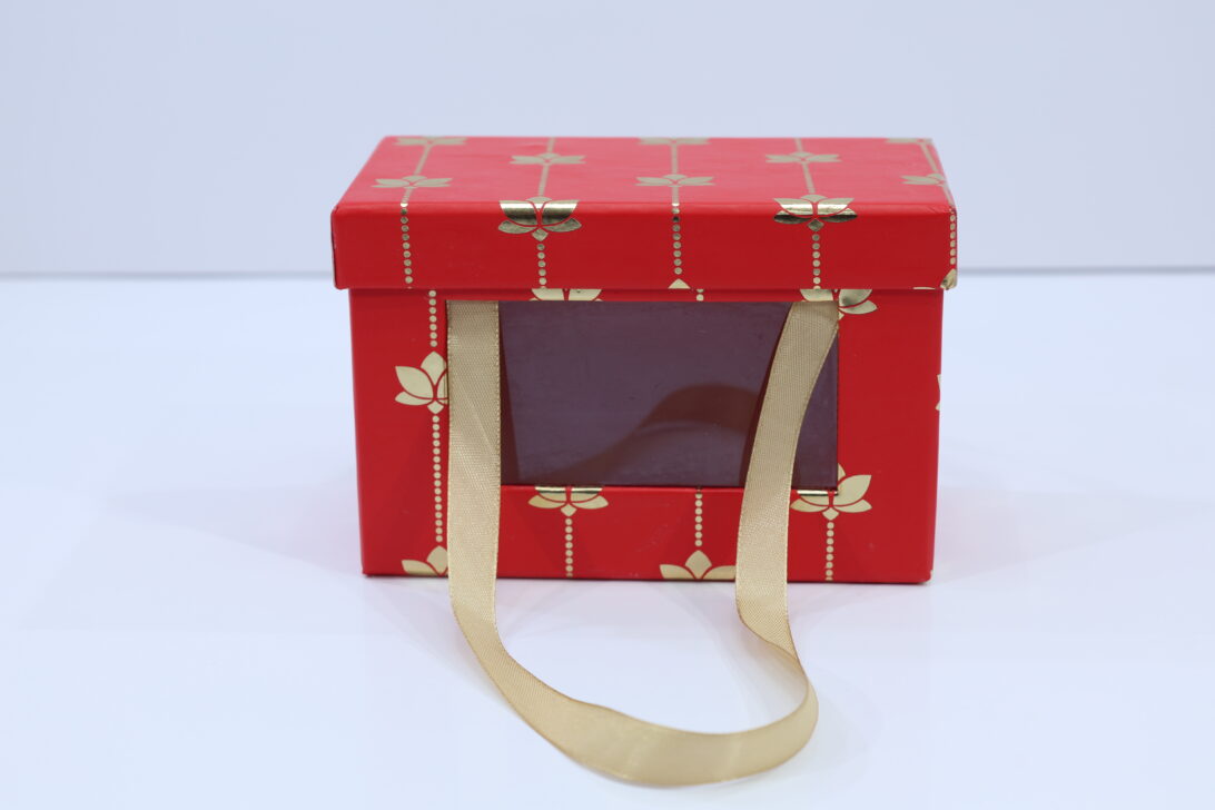 Gold Foiled Food Grade Kappa Board Box (3 x 6 x 3.75 Inches) – Premium Packaging