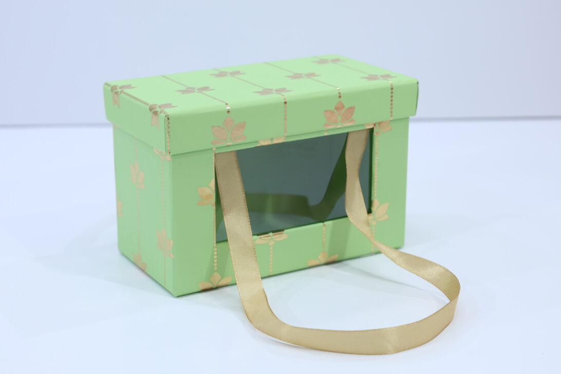 Gold Foiled Food Grade Kappa Board Box (3 x 6 x 3.75 Inches) – Premium Packaging