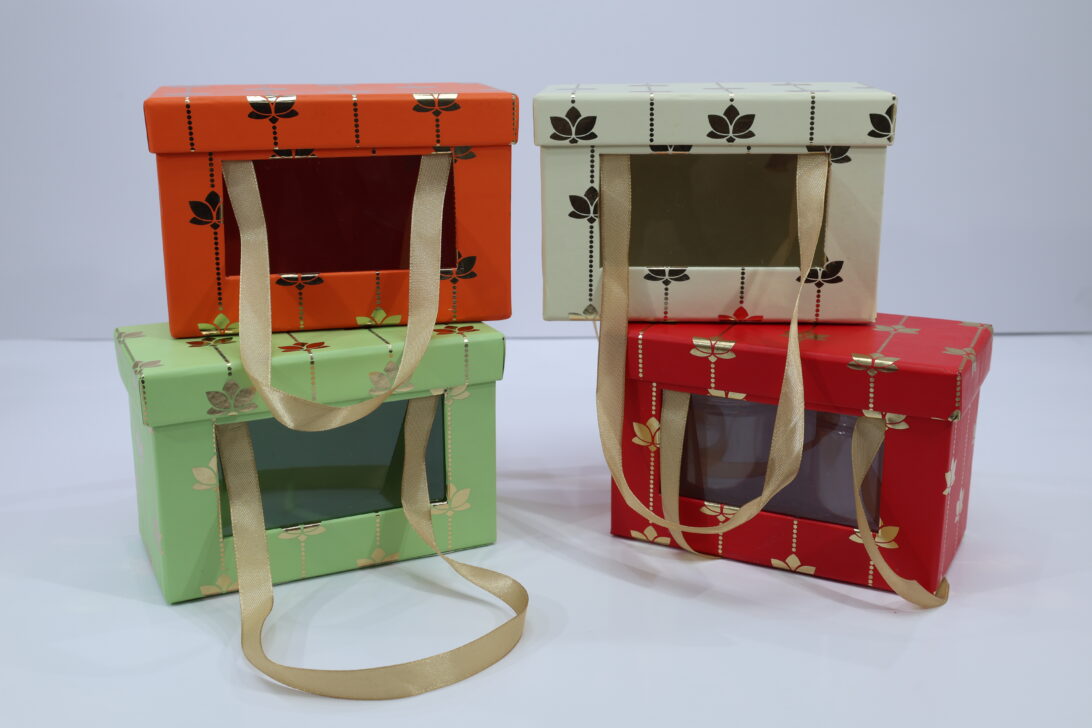 Gold Foiled Food Grade Kappa Board Box (3 x 6 x 3.75 Inches) – Premium Packaging