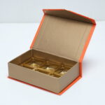 Premium 6 Cavity Magnetic Rigid Gift Box – Luxury Kappa Board Box (4 x 6 x 1.5 inch)