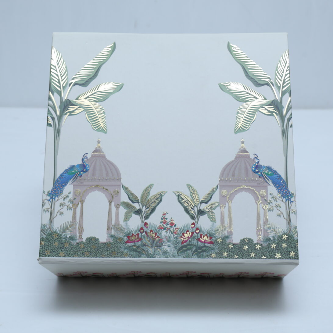 Luxury Printed Hamper Gift Box – Premium Rigid Box (8 x 10 x 4 inch)