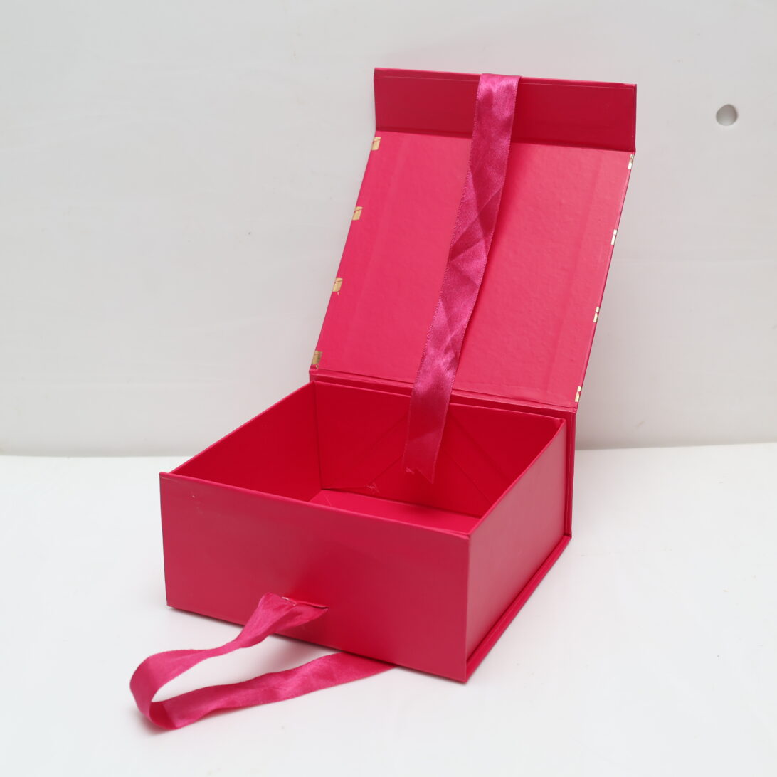 Premium Ribbon Gift Box – Luxury Kappa Board Box (6 x 6 x 3.5 inch)