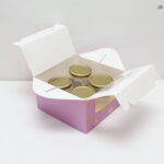 Premium 4 Jar Window Gift Box – Rigid Packaging for Festive Gifting