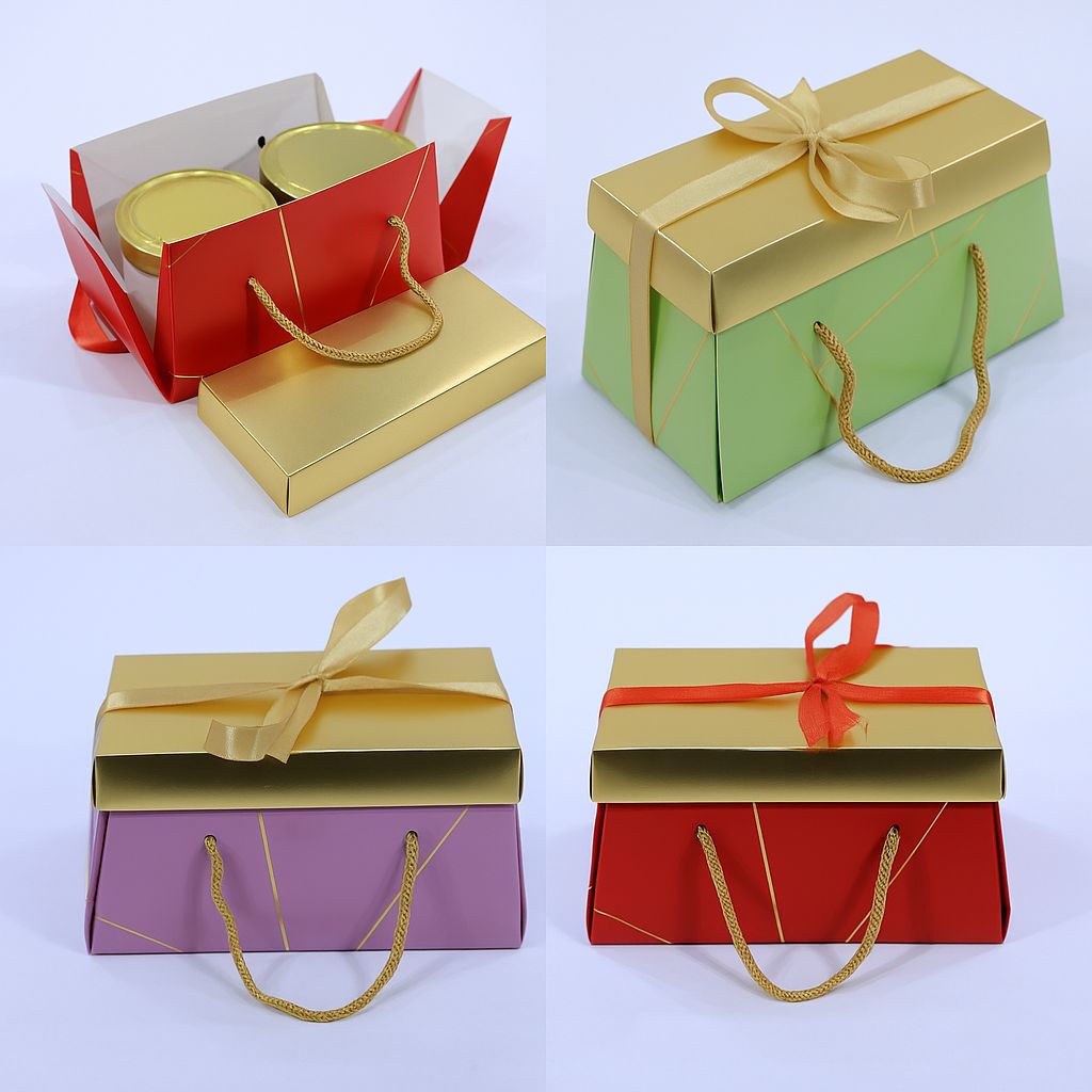 Premium Jar Gift Bag with Rigid Base Box – Luxury Packaging
