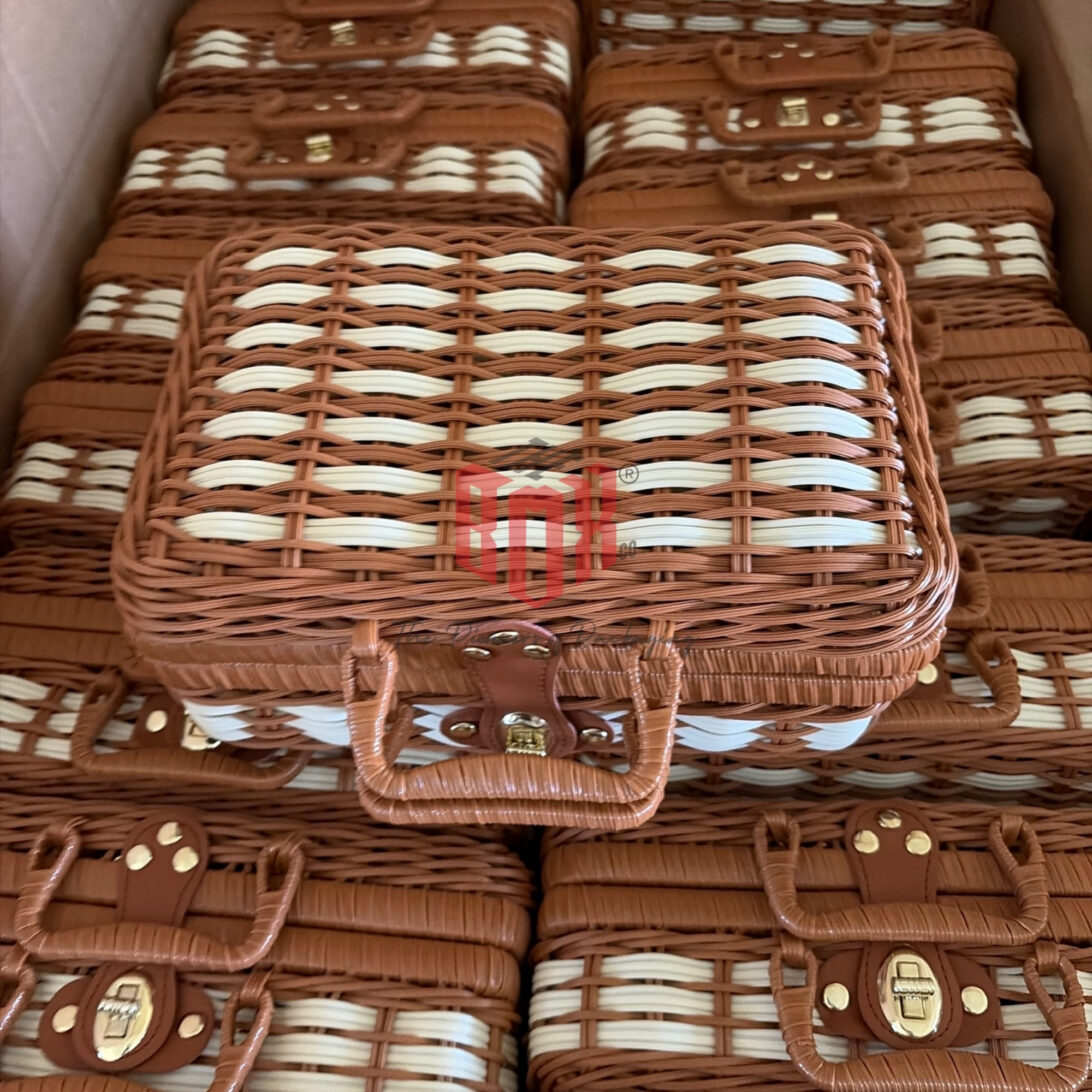 Bamboo Cane Trunks – Premium Woven Storage & Gift Packaging(6 X 9 X 4)